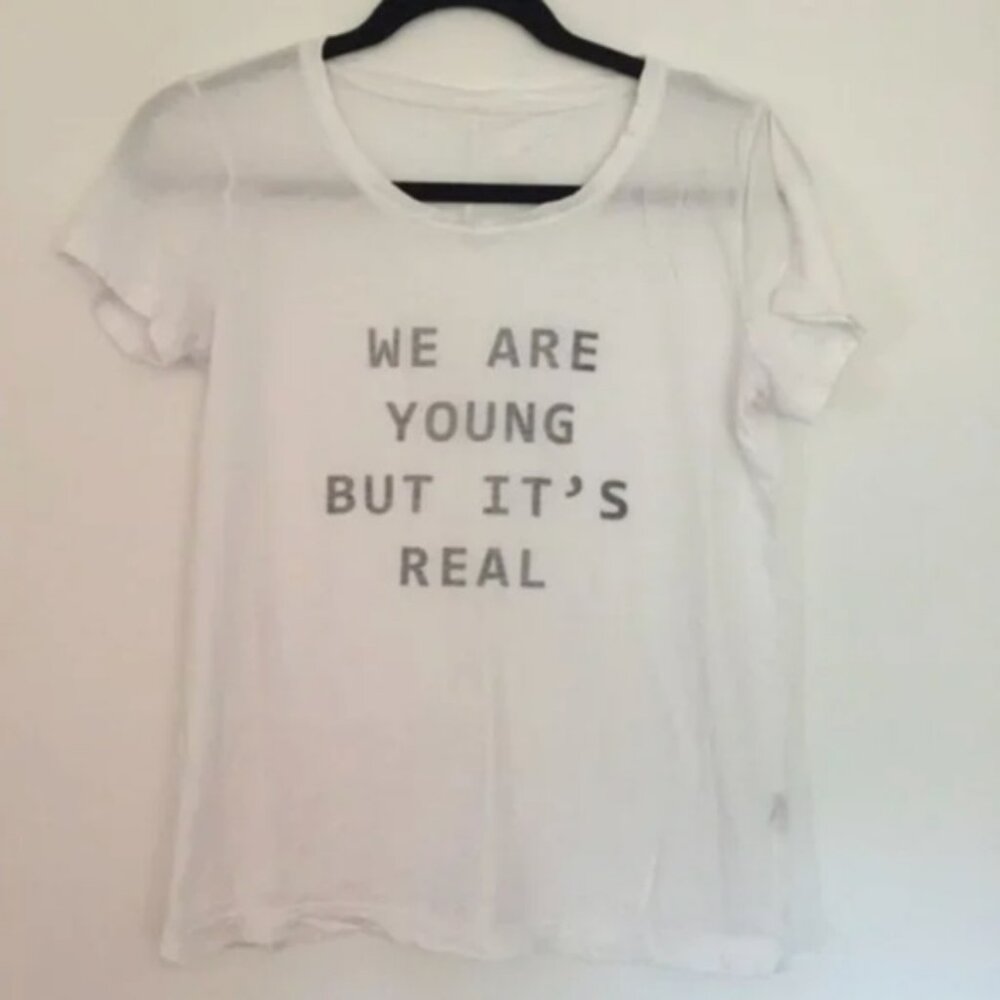 White Club Monaco Short Sleeve Graphic Crewneck T-Shirt